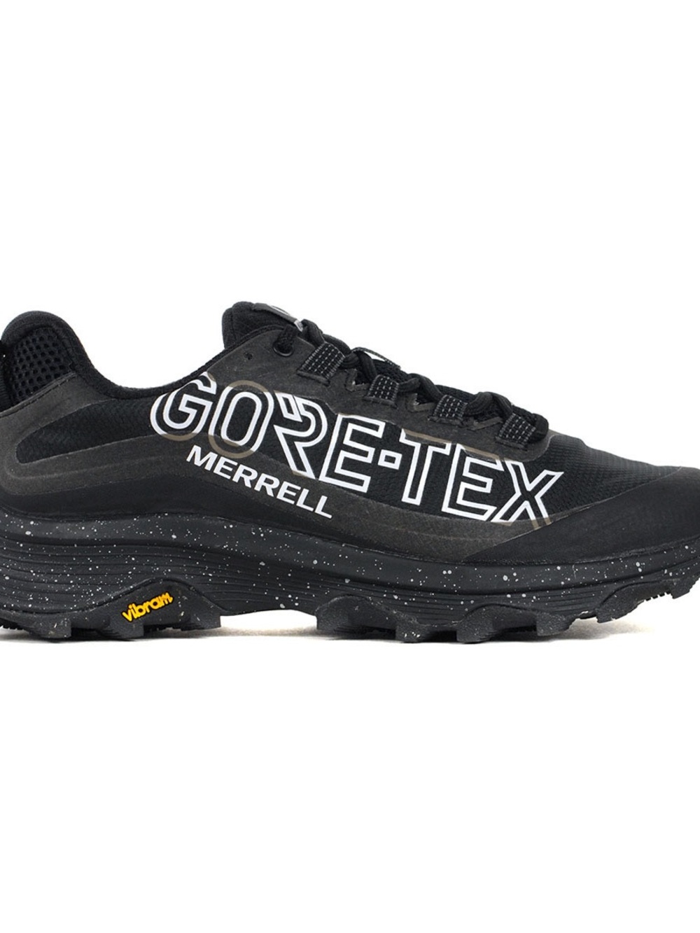 Merrell Black Gore-Tex Trail Runner with Speckled Midsole